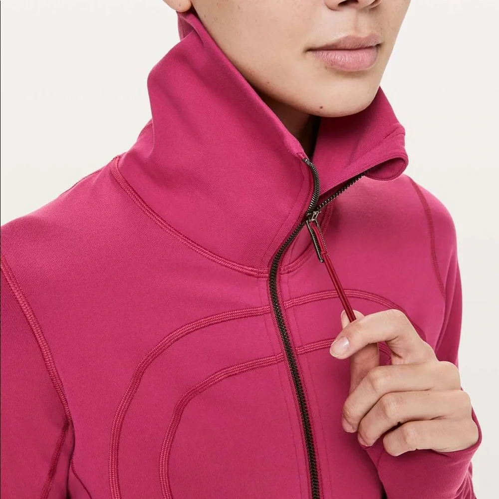 Lululemon In Stride Jacket Violet Red - Picture 3 of 7